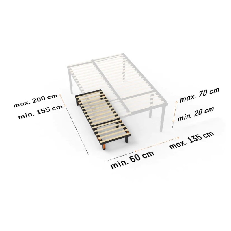 Lit extensible de 1 à 2 personne(s)