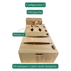 Kit Ludospace 1 couchage : références TTKL1C