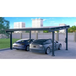 Carport solaire 2 voitures